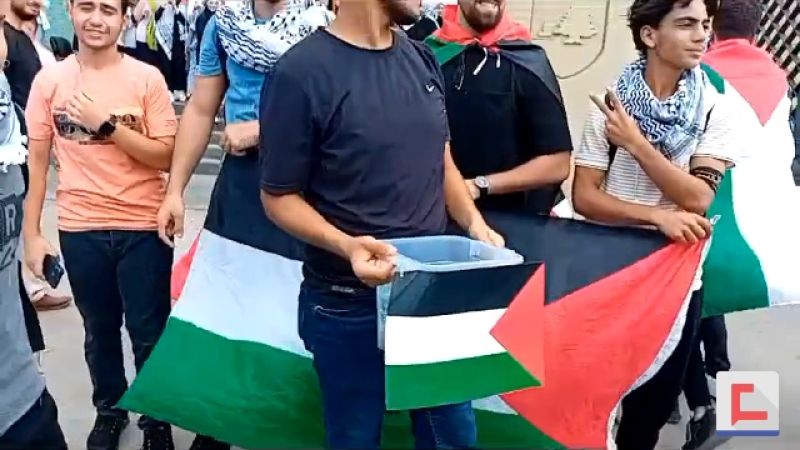 طلاب جامعيون في طرابلس ينظمون حملة تبرعات دعمًا للمقاومة الفلسطينية