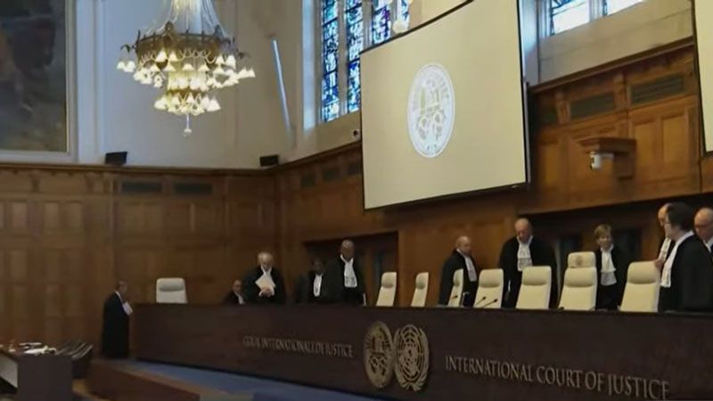 محكمة العدل الدولية تبدأ قراءة الحكم الخاص بإجراءات الطوارئ في قضية الإبادة الجماعية ضد كيان العدو