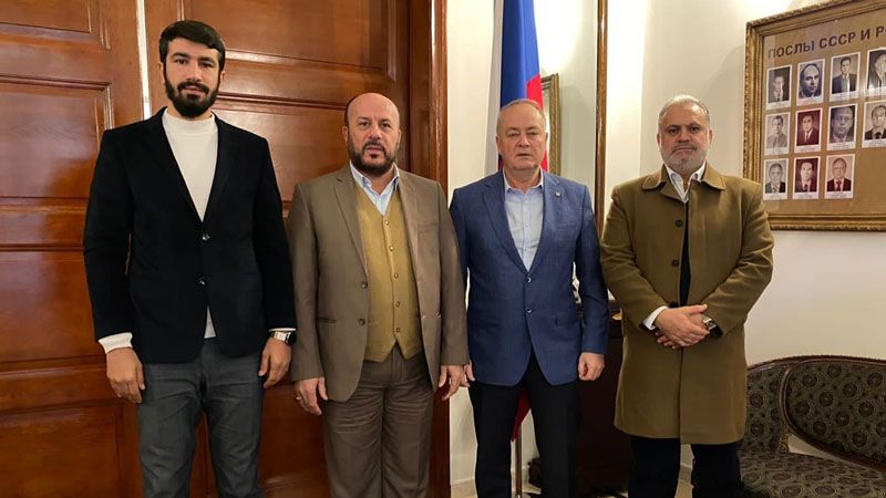 عبد الهادي يلتقي السفير الروسي في لبنان