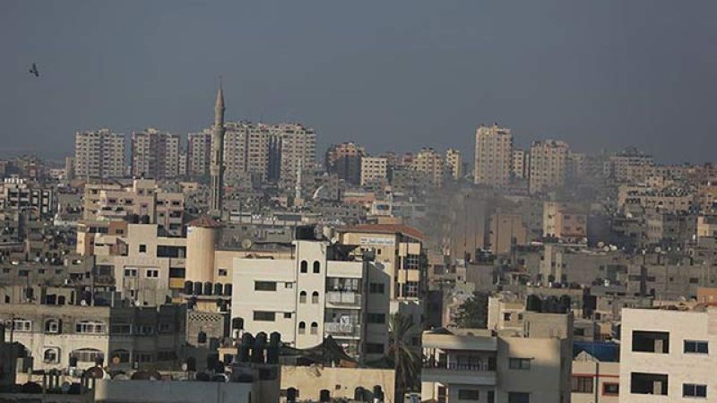 قصف صهيوني عنيف شرق مخيم المغازي وسط قطاع غزة