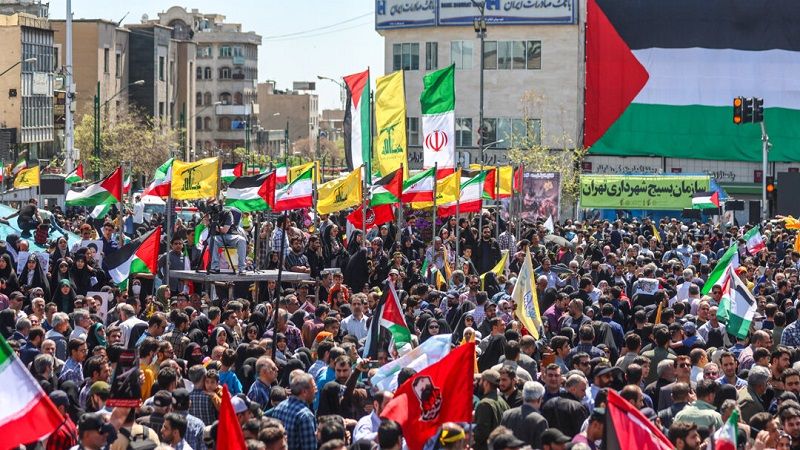 مسؤولون إيرانيون لـ &quot;العهد&quot;: مسيرات يوم القدس وجّهت صفعة كبرى لداعمي الكيان والمطبّعين