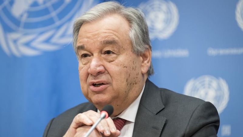 الأمين العام للأمم المتحدة: "إسرائيل" رفضت مؤخرًا أكثر من 40% من طلباتنا لتوصيل مساعدات لغزة وعمال الإغاثة يقتلون على نحو مروع بالقطاع وأدعو لفتح تحقيق 