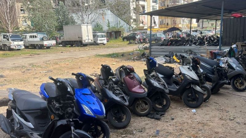 لبنان: قوى الأمن ضبطت 22 دراجة آلية مسروقة في مستودع ببرج البراجنة