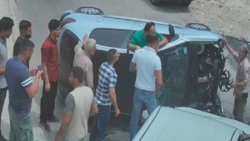 لبنان: 3 جرحى في حادث سير بين عدد من السيارات على أوتوستراد الشماع صيدا 