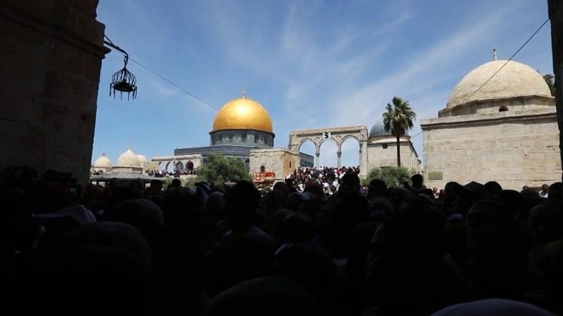 بالفيديو: هكذا كانت صلاة الجمعة الاولى من شهر رمضان في القدس