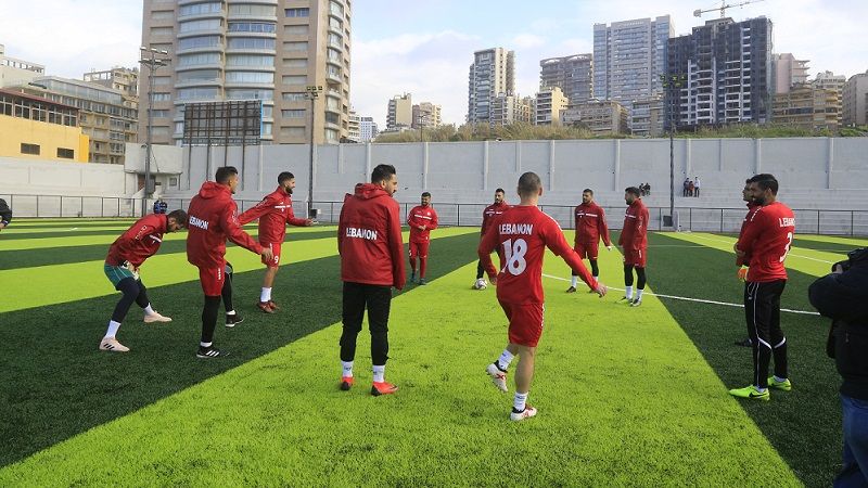 منتخب لبنان يختتم تدريباته واللاعبون يصرون على تحقيق نتيجة إيجابية في أمم آسيا