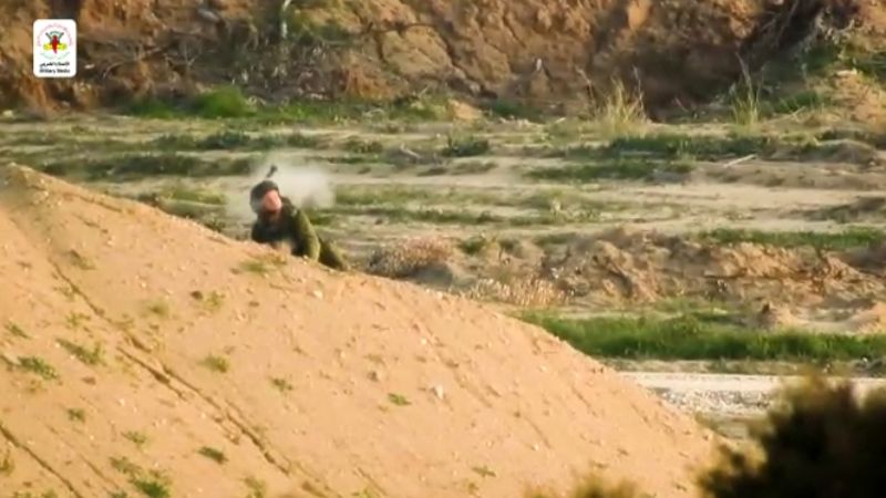 الجهاد الإسلامي تنشر فيديو لعملية قنص جندي صهيوني شرق قطاع غزة