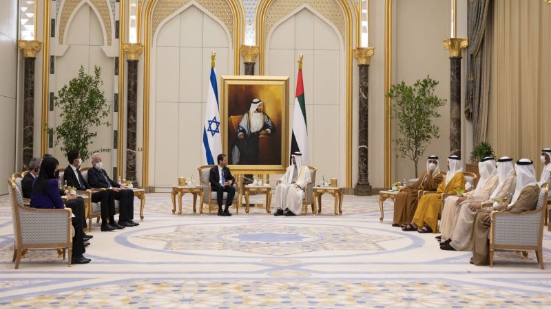 رئيس كيان العدو يدين من أبو ظبي أي هجمات على الإمارات وفصائل المقاومة تدين الزيارة