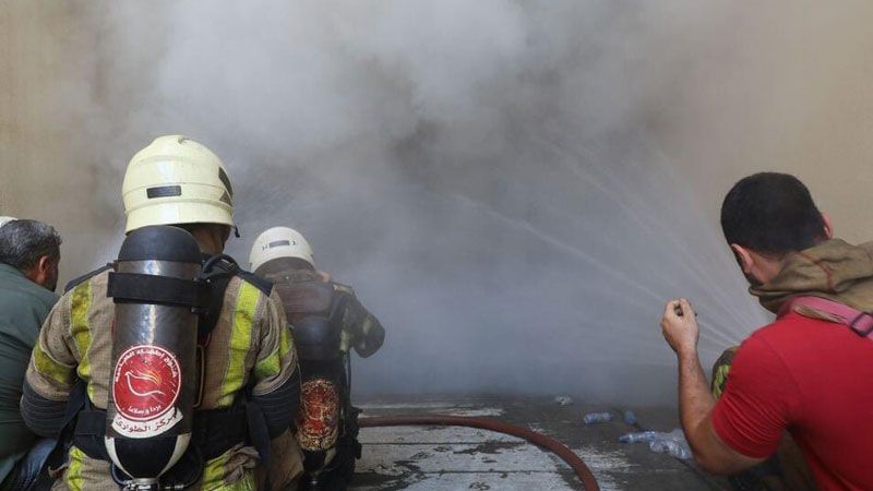 #حريق_طريق_المطار.. عن شجاعة رجال الإطفاء وتجاهل الإعلام
