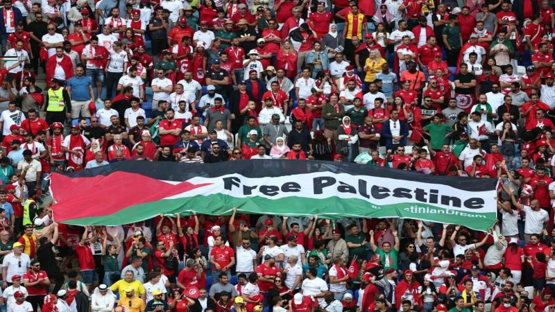 التضامن مع فلسطين يحضر في الرياضة