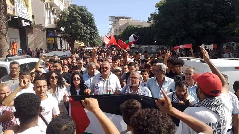 غضب شعبي ومسيرات في تونس لأجل غزة: على الأنظمة أن تتحرك