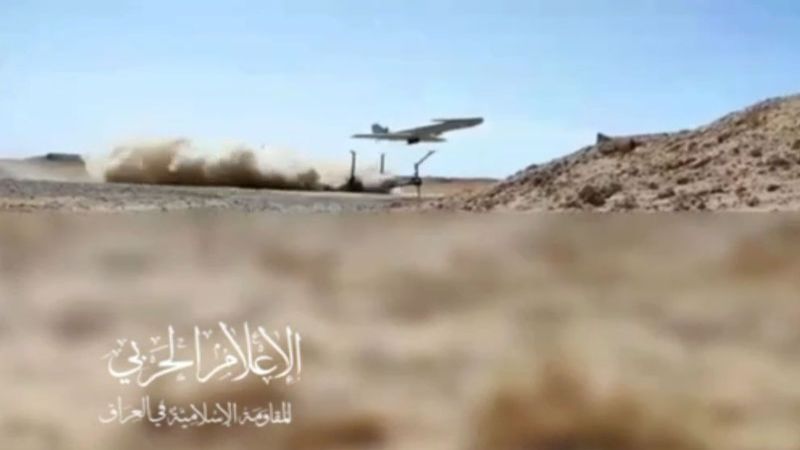 فيديو.. استهداف قاعدتي الاحتلال الأميركي في &quot;عين الأسد&quot; وقرب مطار أربيل بطائرات مُسيّرة