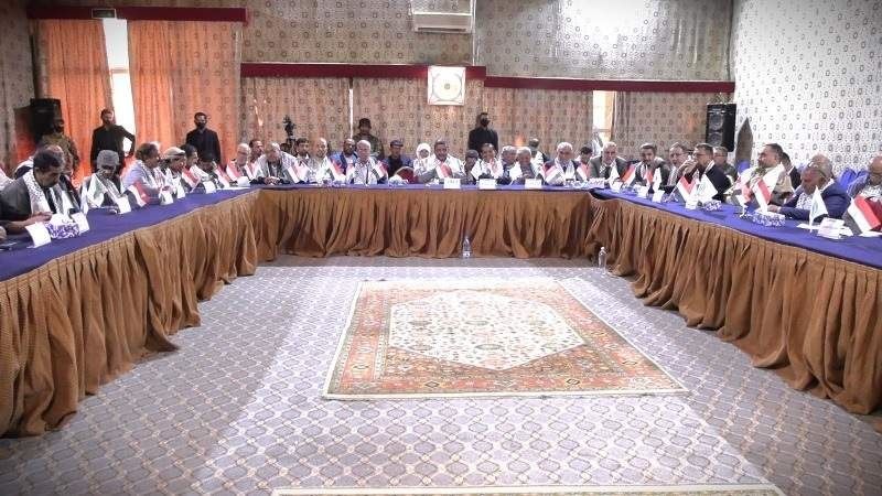 لقاء موسع للأحزاب والمكونات السياسية اليمنية نصرة لفلسطين