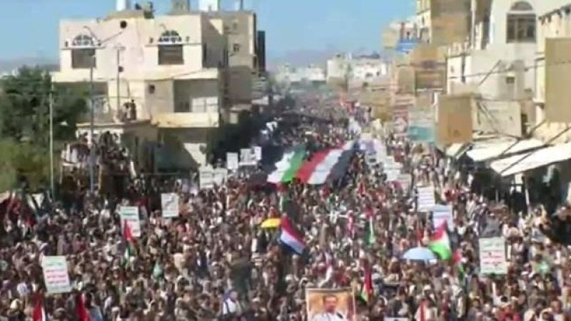 اليمنيون يتظاهرون مجدّدًا نصرةً لفلسطين: الأميركي لن يوقفنا