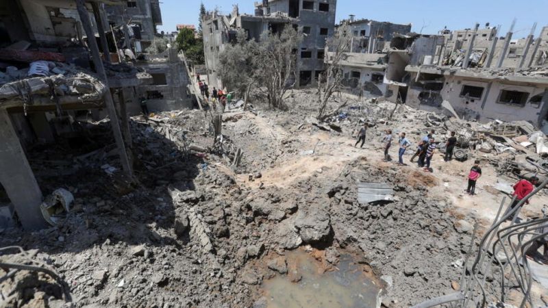 فلسطين: شهيدان وجرحى بقصف صهيوني على مواطنين في بلدة عبسان شرق خان يونس جنوبي غزة