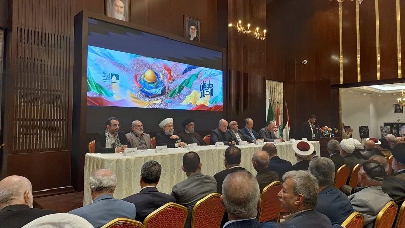 بالصور: ندوة سياسية في السفارة الإيرانية بمناسبة يوم القدس العالمي
