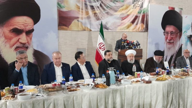 السفير الإيراني في إفطار السفارة: فلسطين لن تعود إلاّ بالجهاد والمقاومة