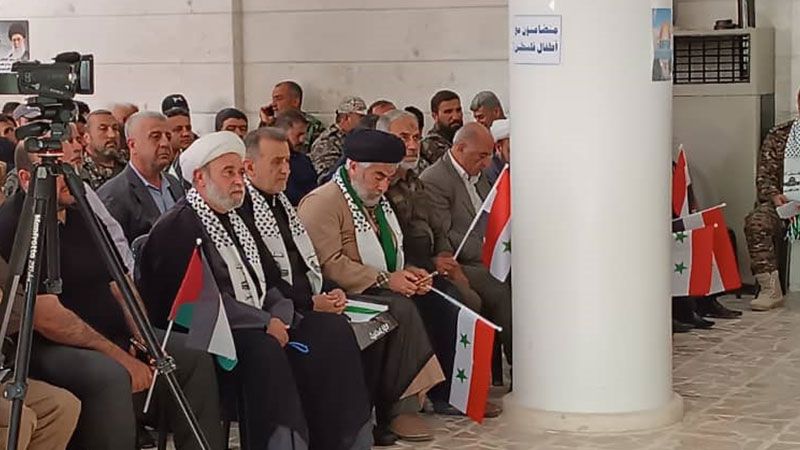إحياء يوم القدس العالمي في مدينتي نبل والزهراء شمال حلب: نحن سند لفلسطين
