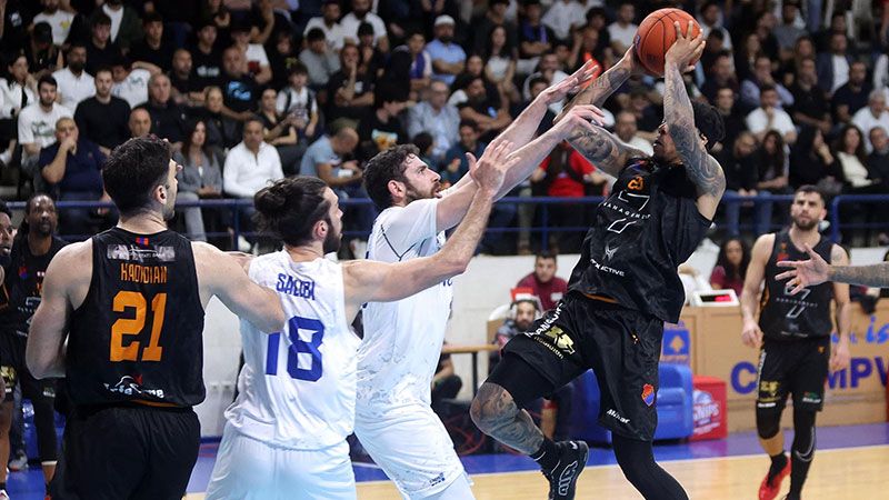 ربع نهائي دوري كرة السلة اللبناني.. الهومنتمن يهزم المريميين