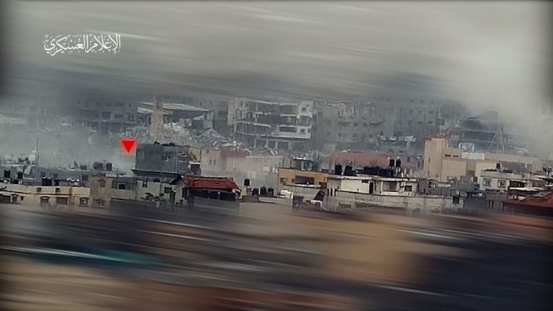&nbsp;بالفيديو.. استهداف قوات العدو المتوغلة جنوب حي الزيتون&nbsp;