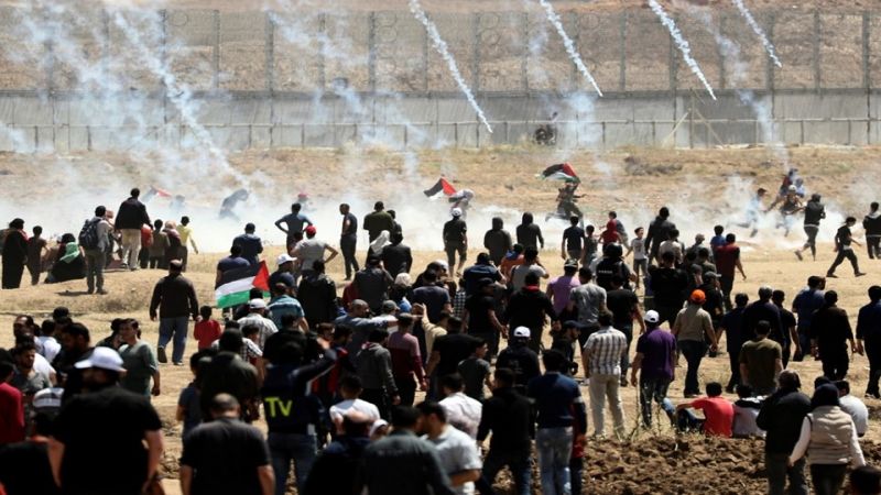 عشرات الإصابات برصاص الاحتلال في مليونية العودة وكسر الحصار شرق قطاع غزة