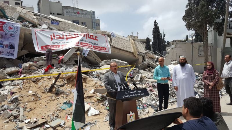 700 وحدة سكنية تضررت جراء العدوان الأخير على غزة